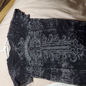 Nwt AFFLICTION T Shirt with Cross